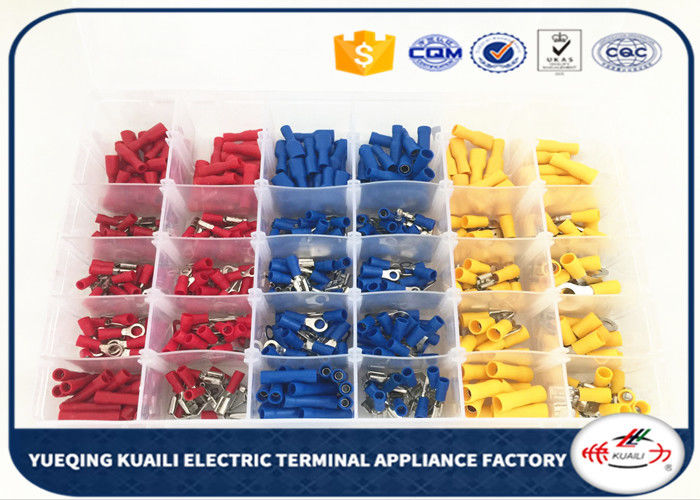 50Pcs Quick Splice Spade Terminals Electrical Wire Connector Assortment Kit Blue